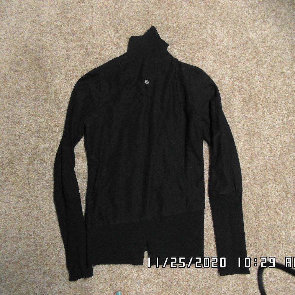 Reversible Black Lululemon sweater